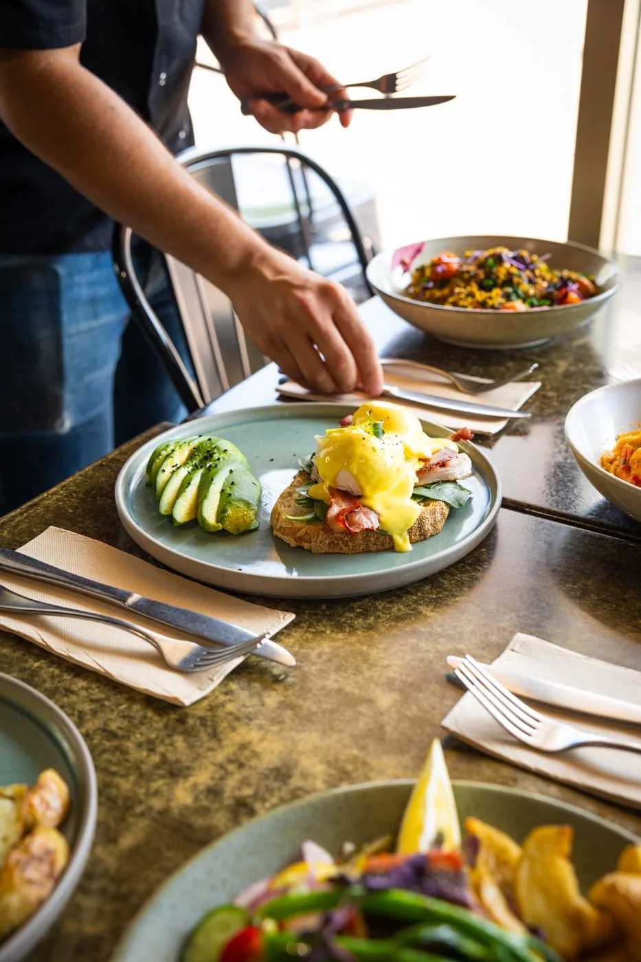Brunch being served at EightyTwenty